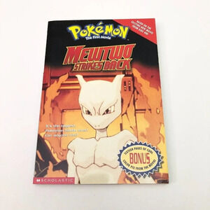 Vtg 1999  Pokemon The First Movie Mewtwo Strikes Back Book Paperback Scholastic